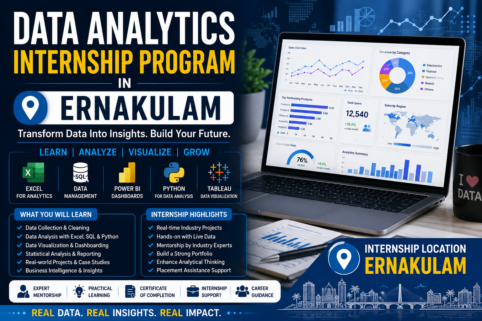 Data Analytics Internship Program in Ernakulam